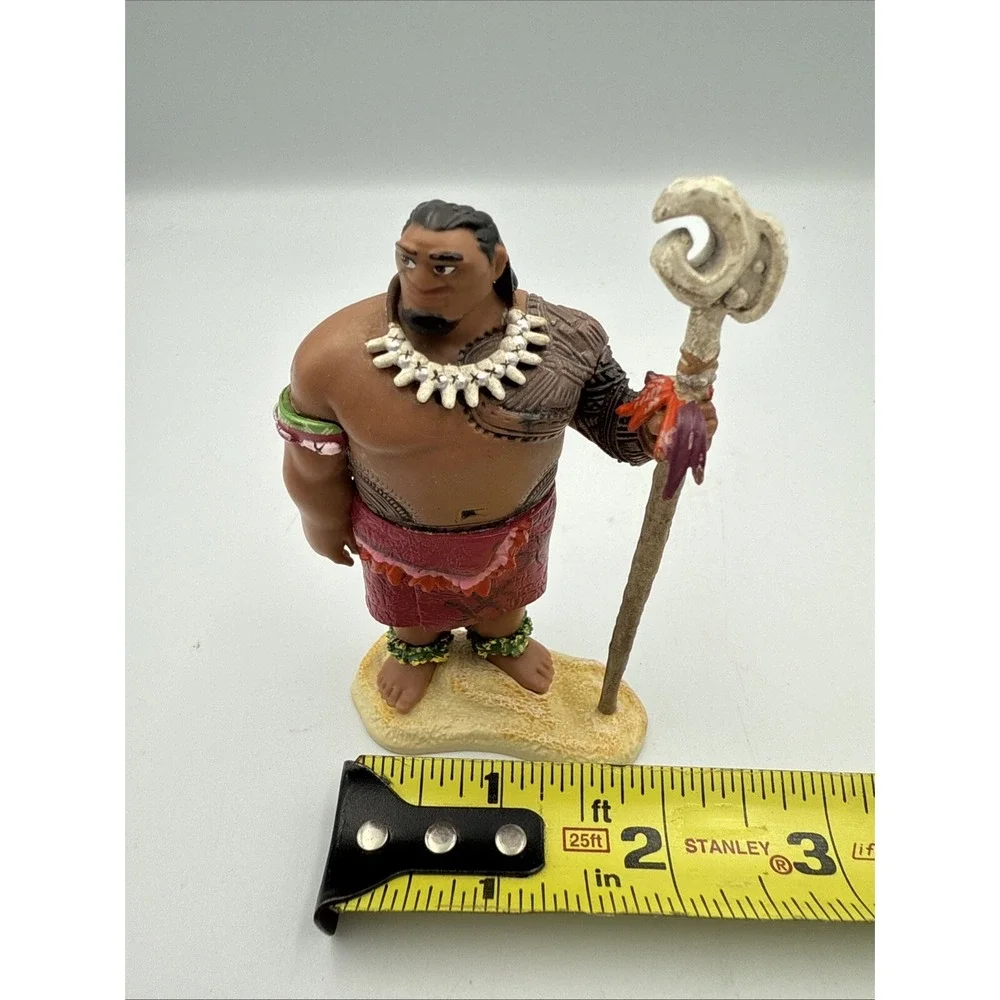 Disney Moana Island Volcano Te‎ Ka Monster Pua Pig Hei Hei Chief Tui Cake Topper